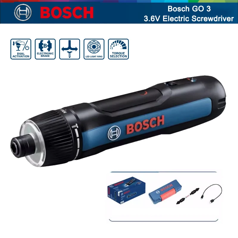 Power Tools Hand Tools - مفك براغي كهربائي BOSCH Go 3،