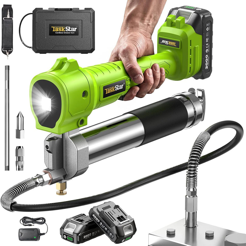 Power Tools Grease - Taskstar 10000PSI الكهربائية الشحوم مجموعة أدوات
