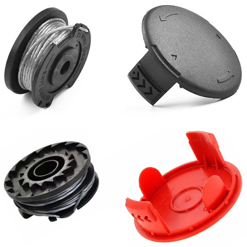 Power Tools Red - 1 قطعة بكرة وغطاء أحمر/أسود يناسب