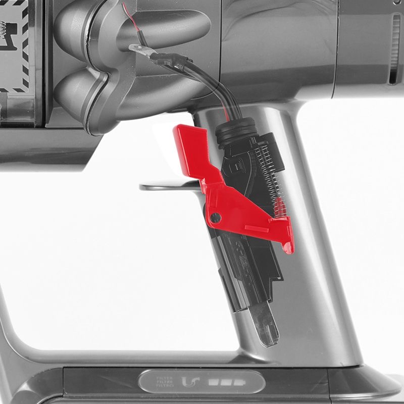 زر تشغيل قوي للغاية لمكنسة داي - مراجعة Power Tools Red وسعره