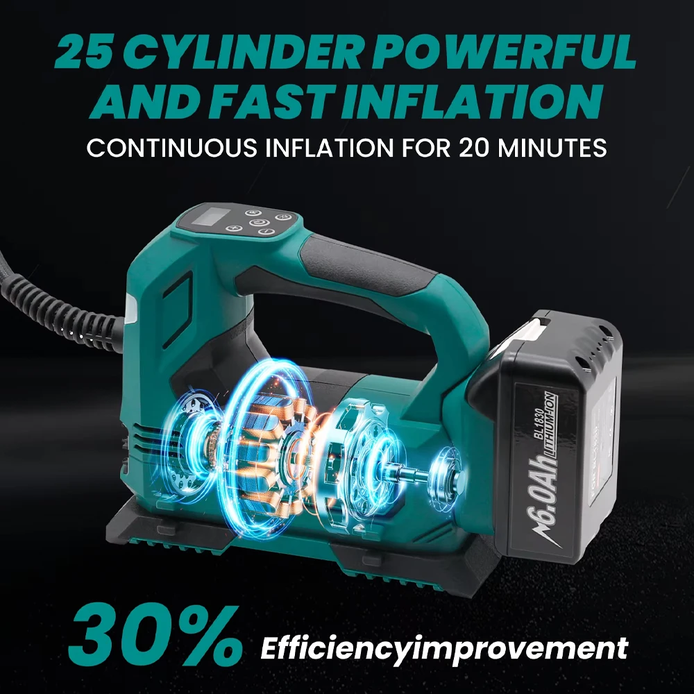 مضخة هواء لاسلكية تعمل بالليثي - مراجعة Power Tools Makita وسعره