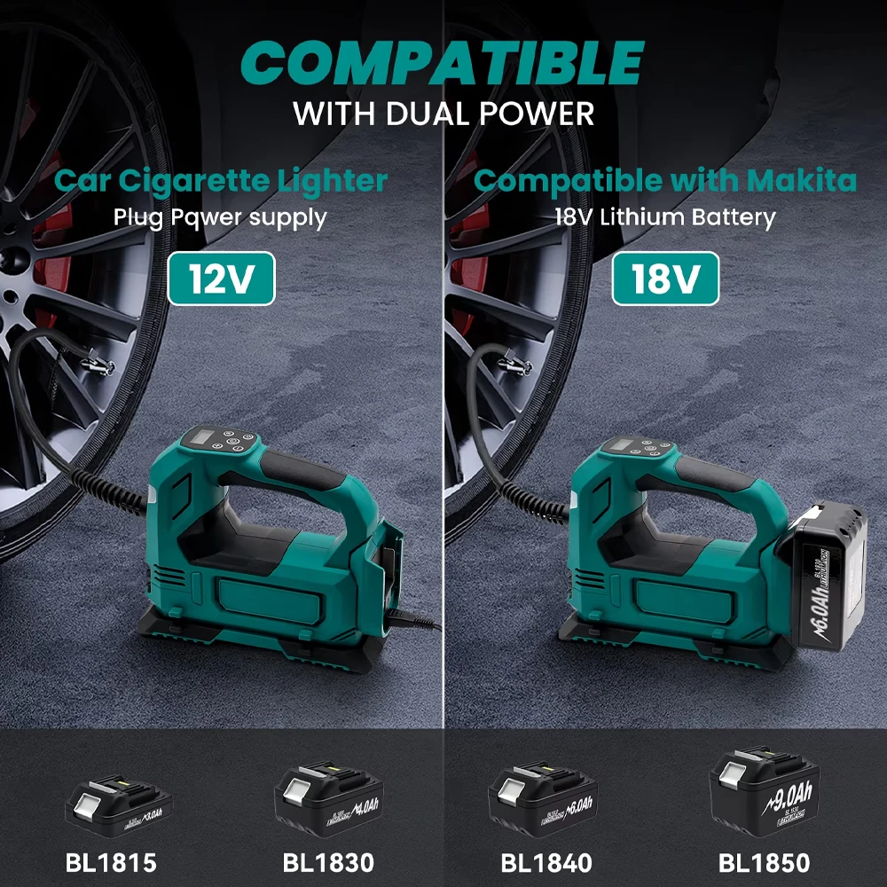 مضخة هواء لاسلكية تعمل بالليثي - مراجعة Power Tools Makita وسعره