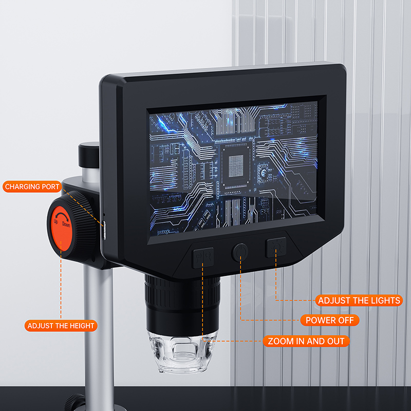 ميكروسكوب بشاشة LCD 4.3 بوصة م - مراجعة Power Tools Video وسعره