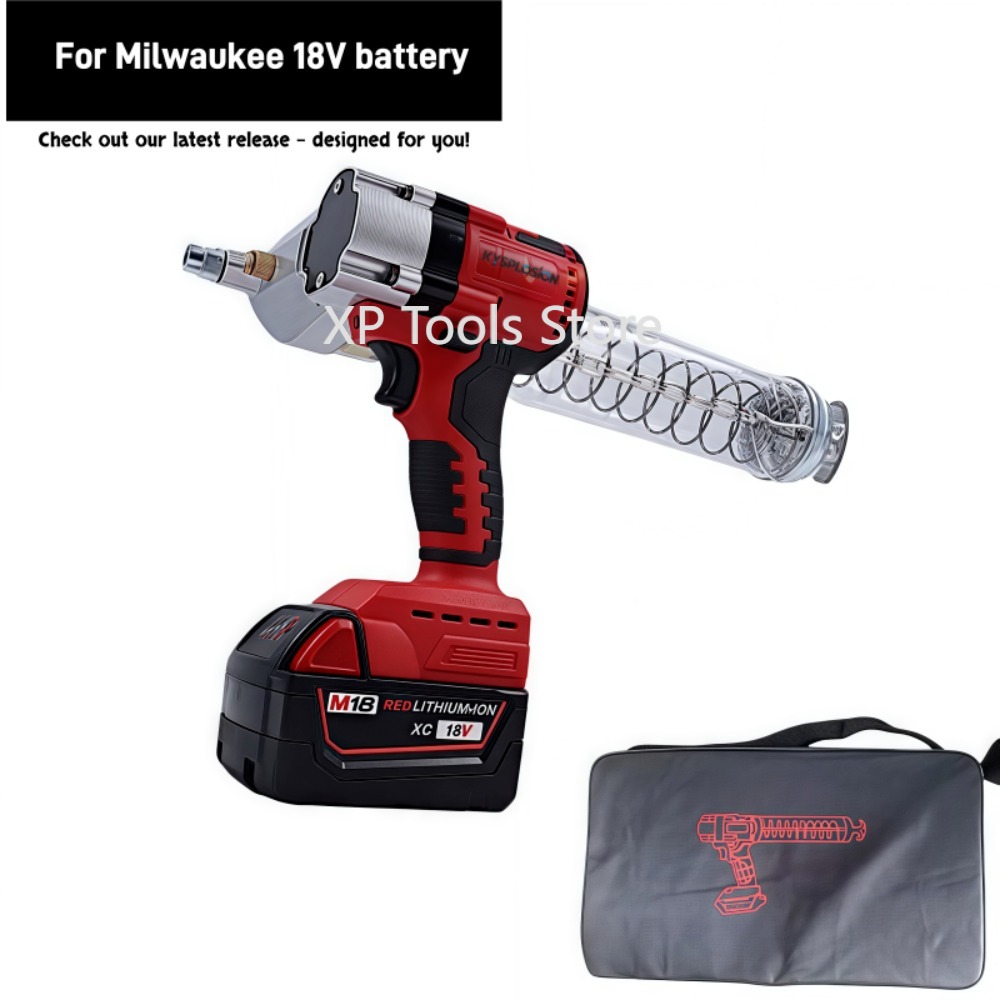 مسدس شحم كهربائي لاسلكي يعمل ب - مراجعة Power Tools Grease وسعره