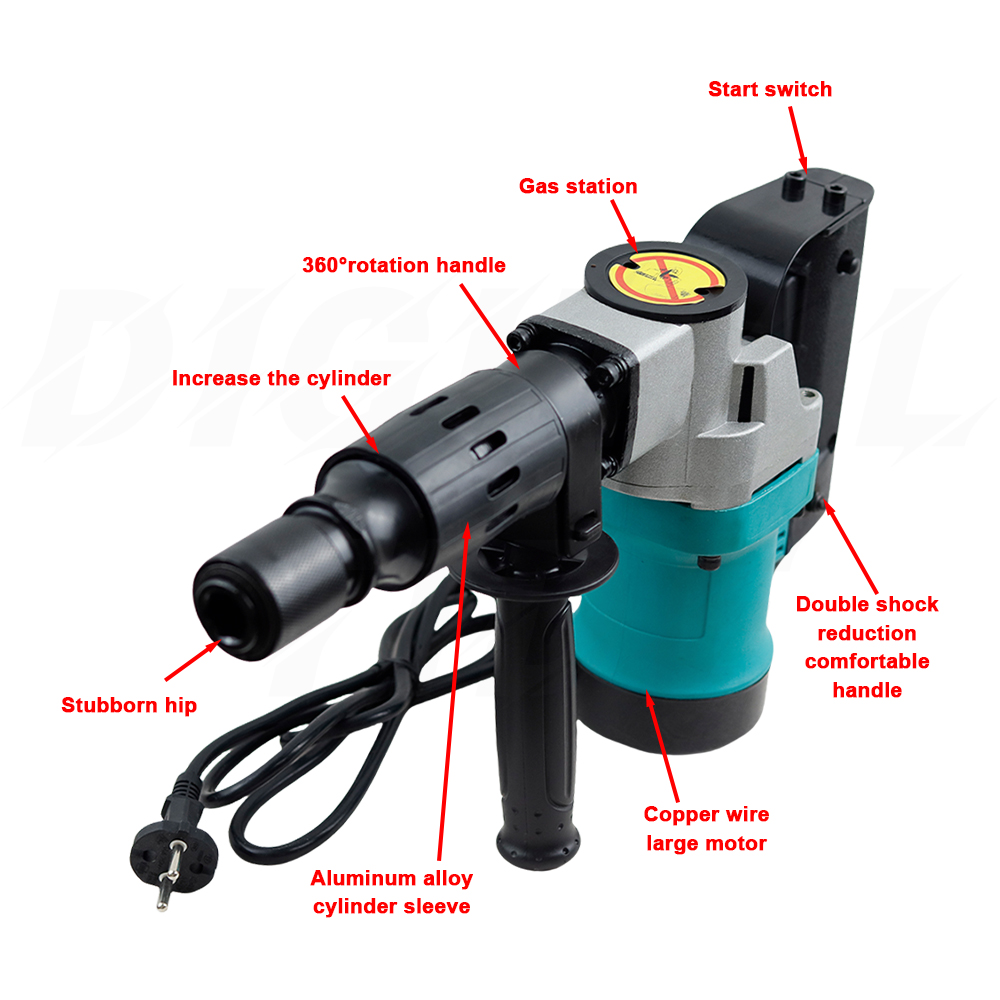 مثقاب كهربائي عالي القوة 1200  - مراجعة Power Tools Hammer وسعره