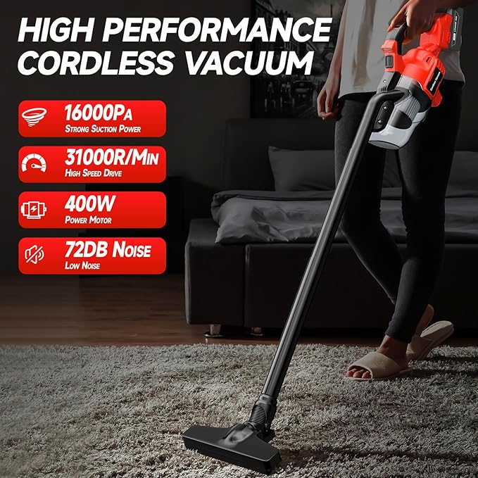 مكنسة كهربائية لاسلكية محمولة  - مراجعة Vacuum Cleaner Power Tools وسعره