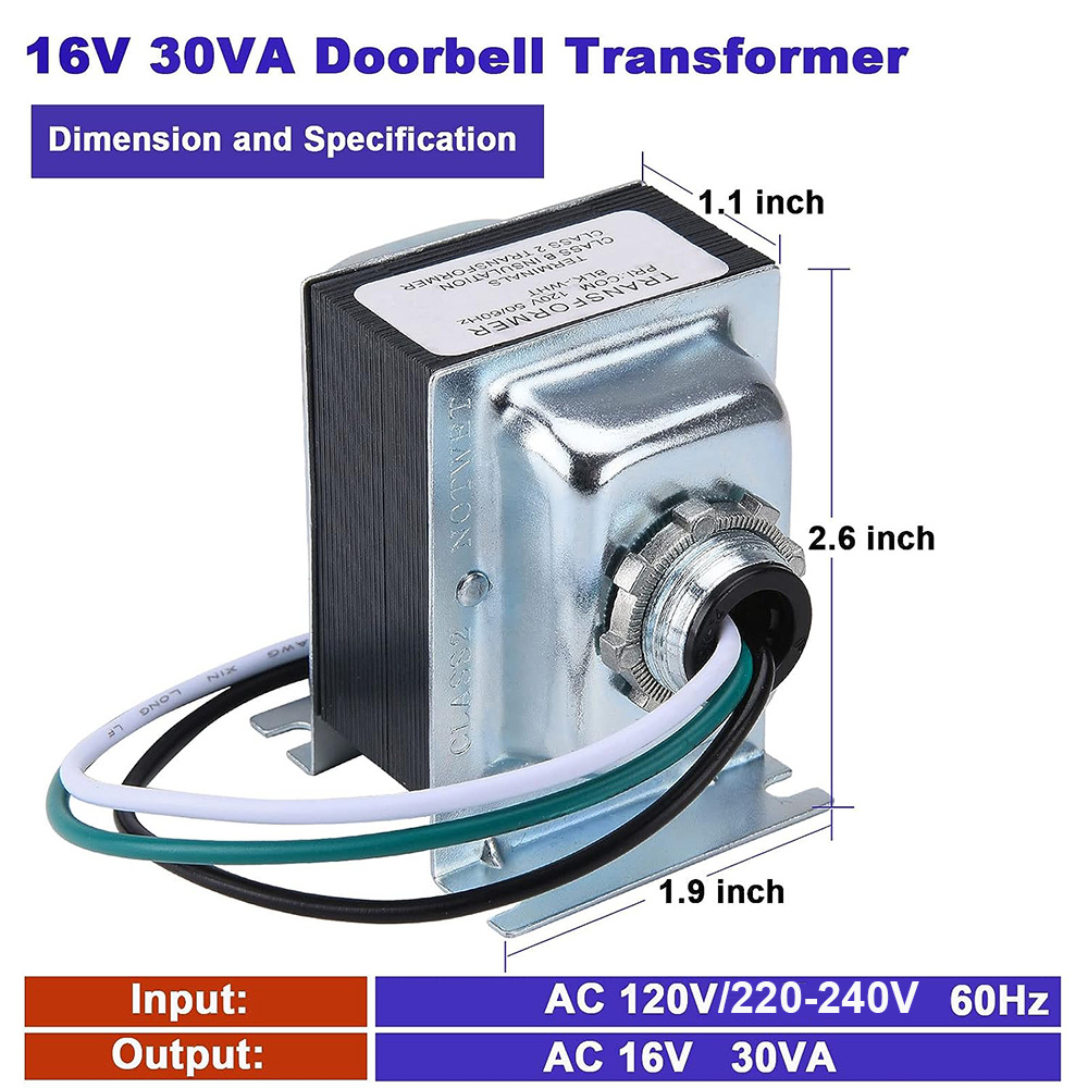 محول جرس الباب 16 فولت 30 فولت - مراجعة Power Tools Video وسعره