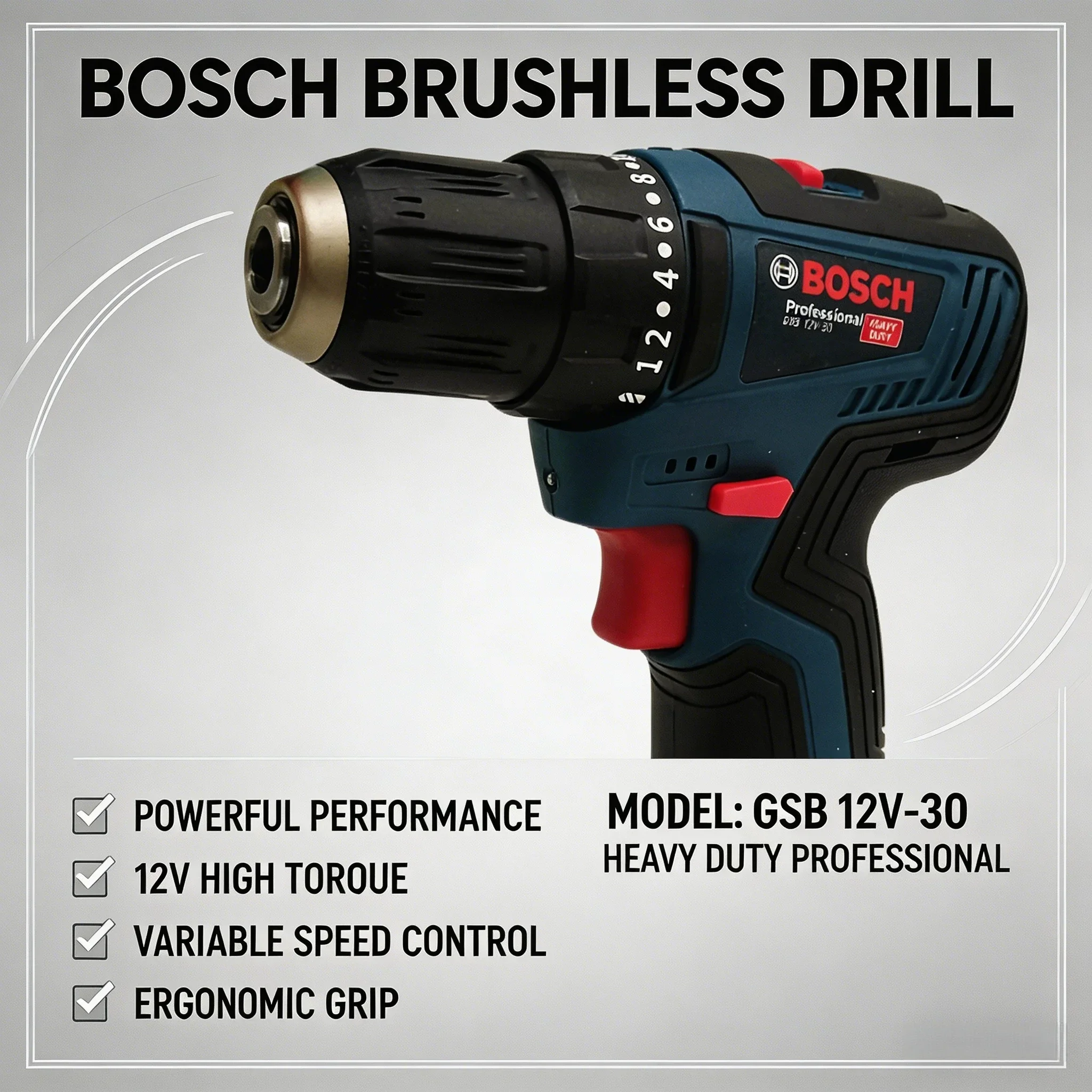 مثقاب كهربائي بوش GSB 12V-30 ا - مراجعة Cordless Drill Driver وسعره