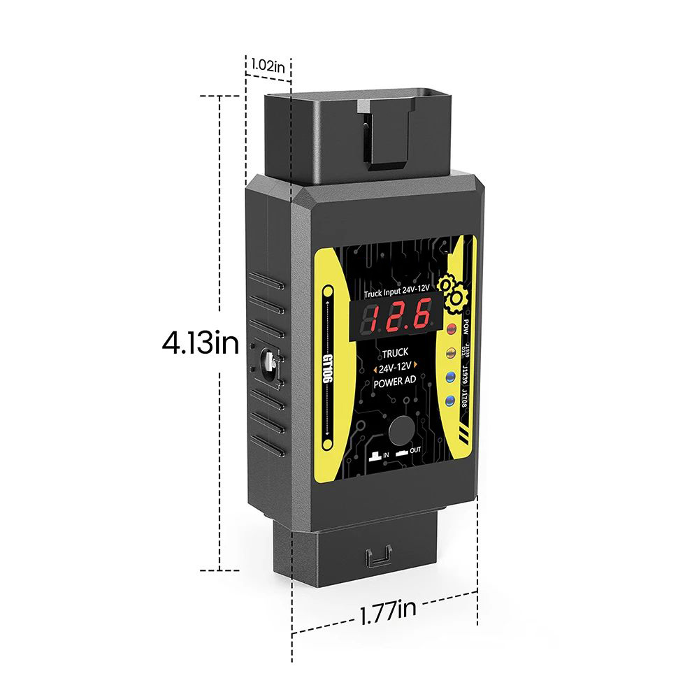 Godiag GT106 Plus محول شاحنة ش - مراجعة Power Tools Plus وسعره