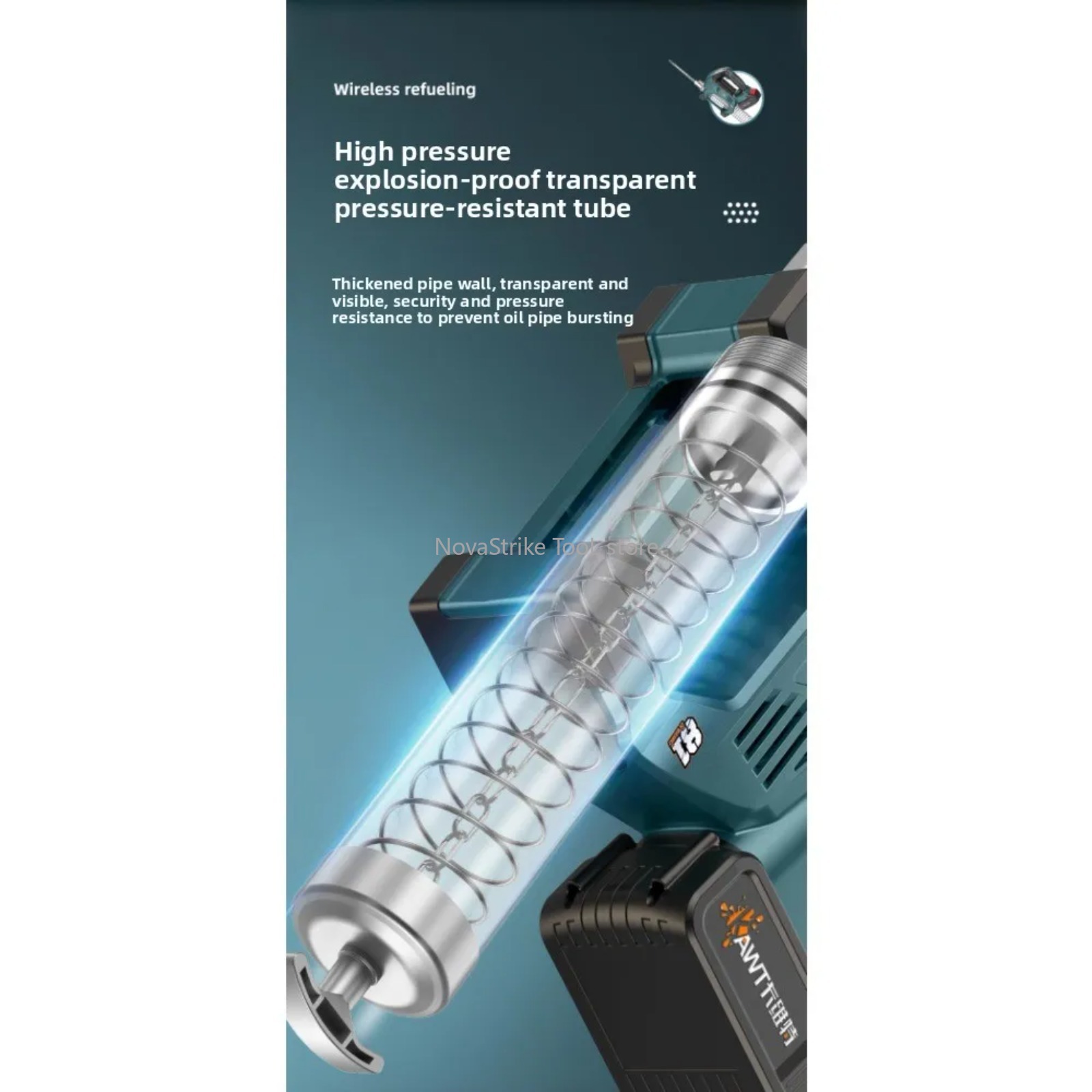 مسدس شحم كهربائي بدون فرش 600C - مراجعة Power Tools Grease وسعره